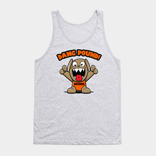 Dawg Pound Kids Tank Top by mbloomstine